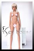 FREE SHIPPING 158cm light tan skin color real pussy silicone sex doll for sexshop full skeleton TPE sex doll from automaticwoman